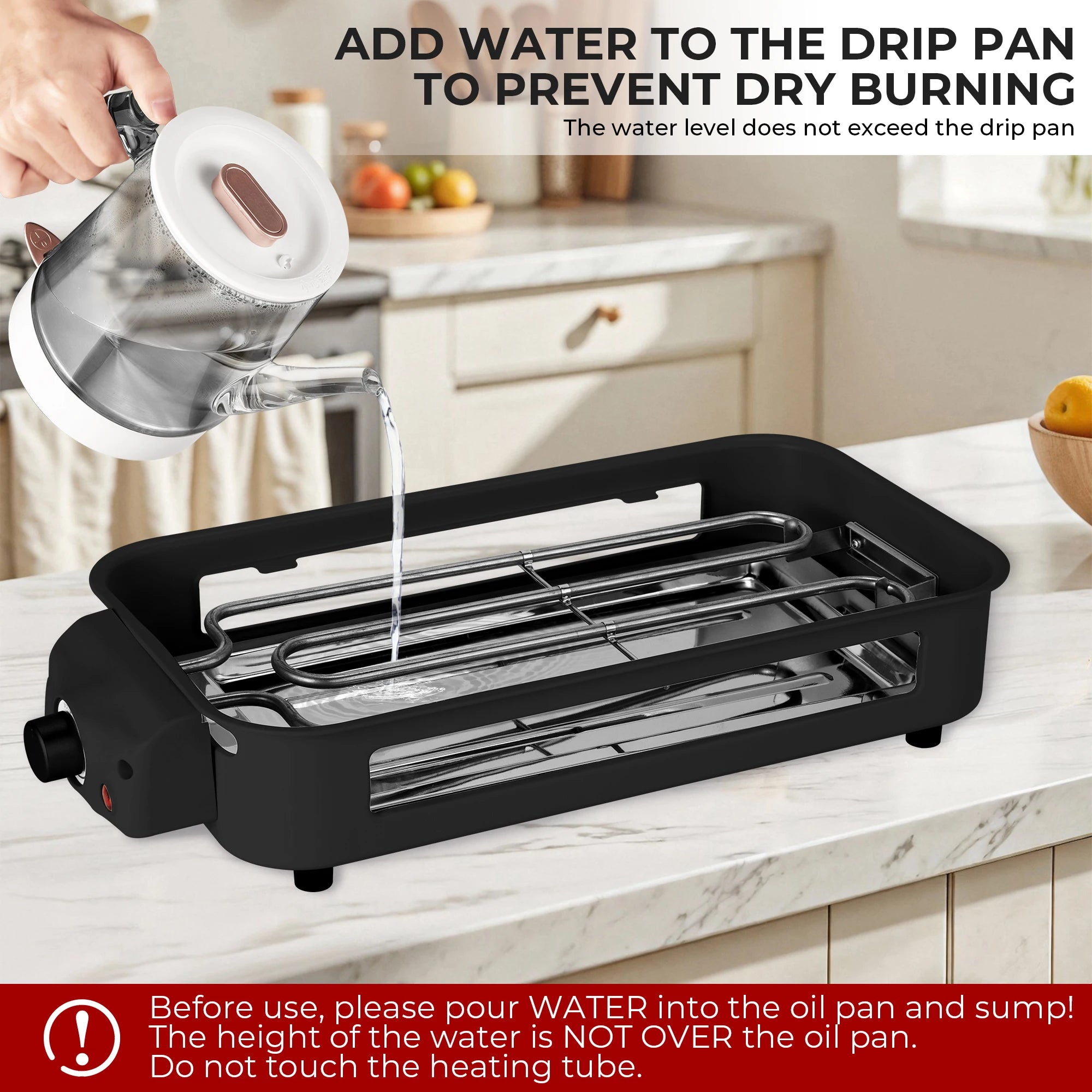 Smokeless Indoor Electric Grill BBQ