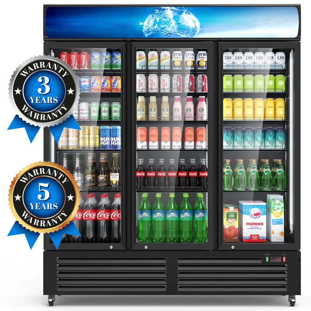 56 CF Commercial Display Beverage Fridge