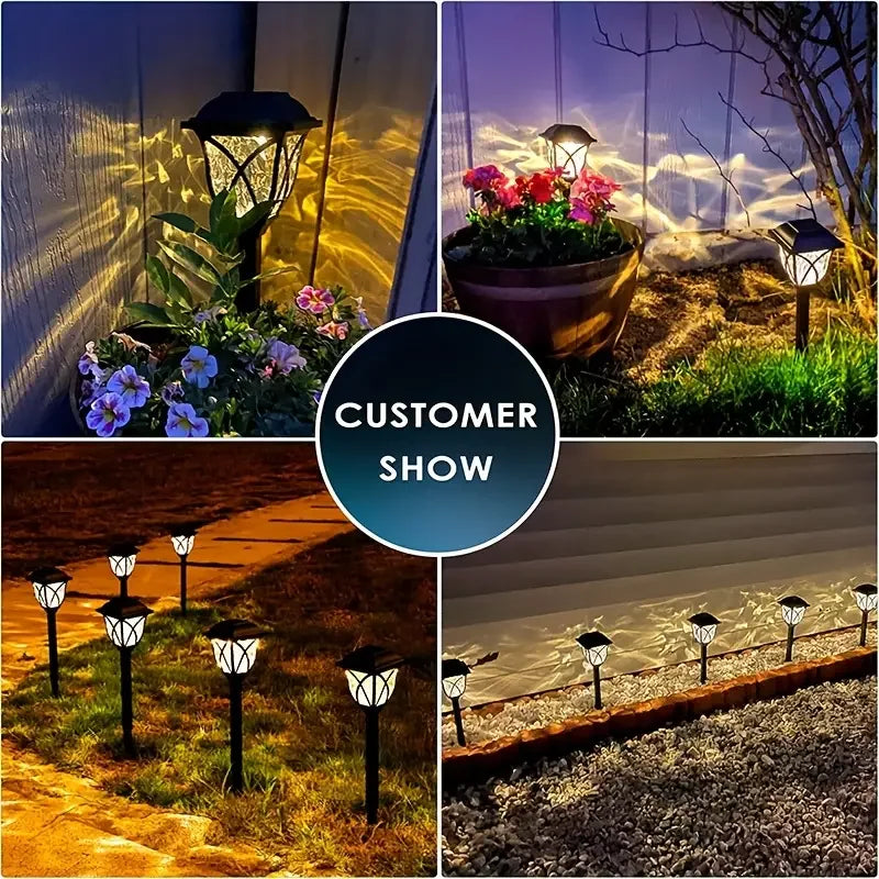 8 Solar LED Courtyard Lamp