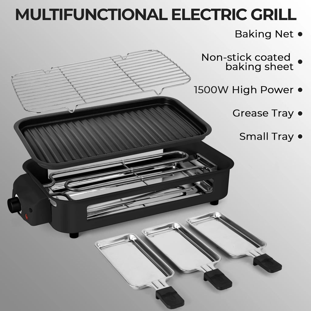 Smokeless Indoor Electric Grill BBQ