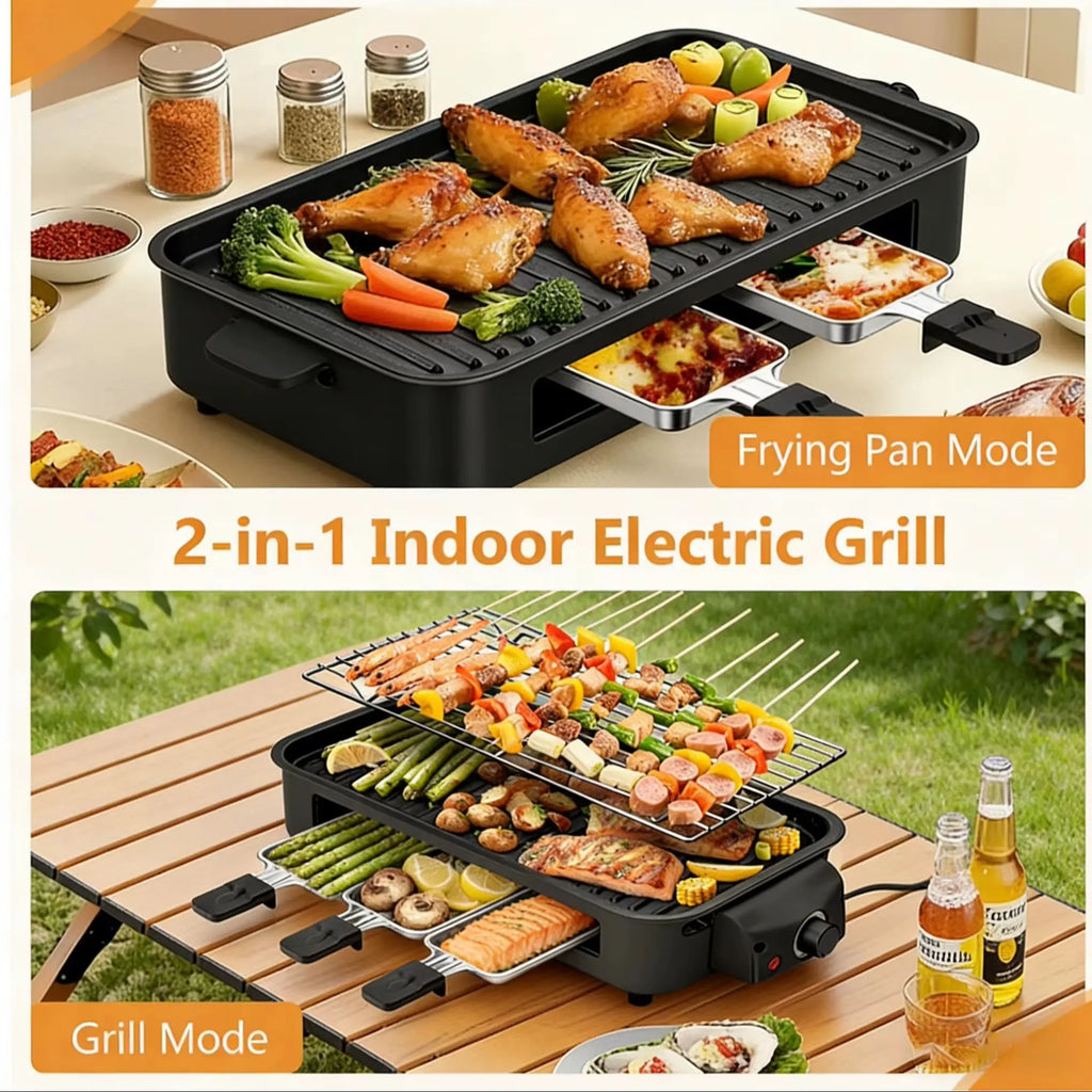 Smokeless Indoor Electric Grill BBQ