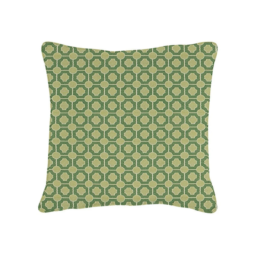 16" x 16" insert included Green Geometric