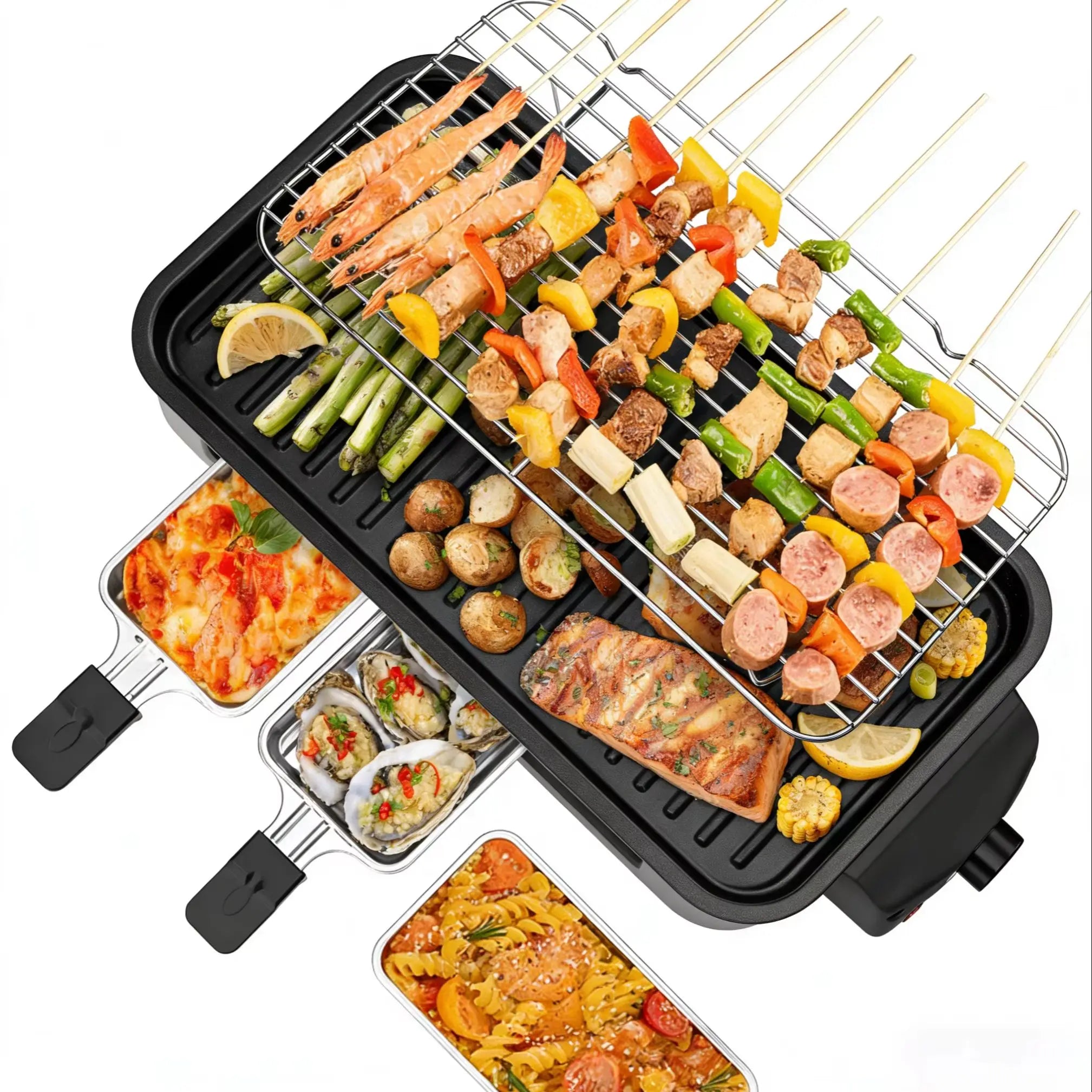 Smokeless Indoor Electric Grill BBQ