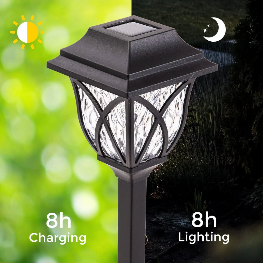 6piece LED solar lamp