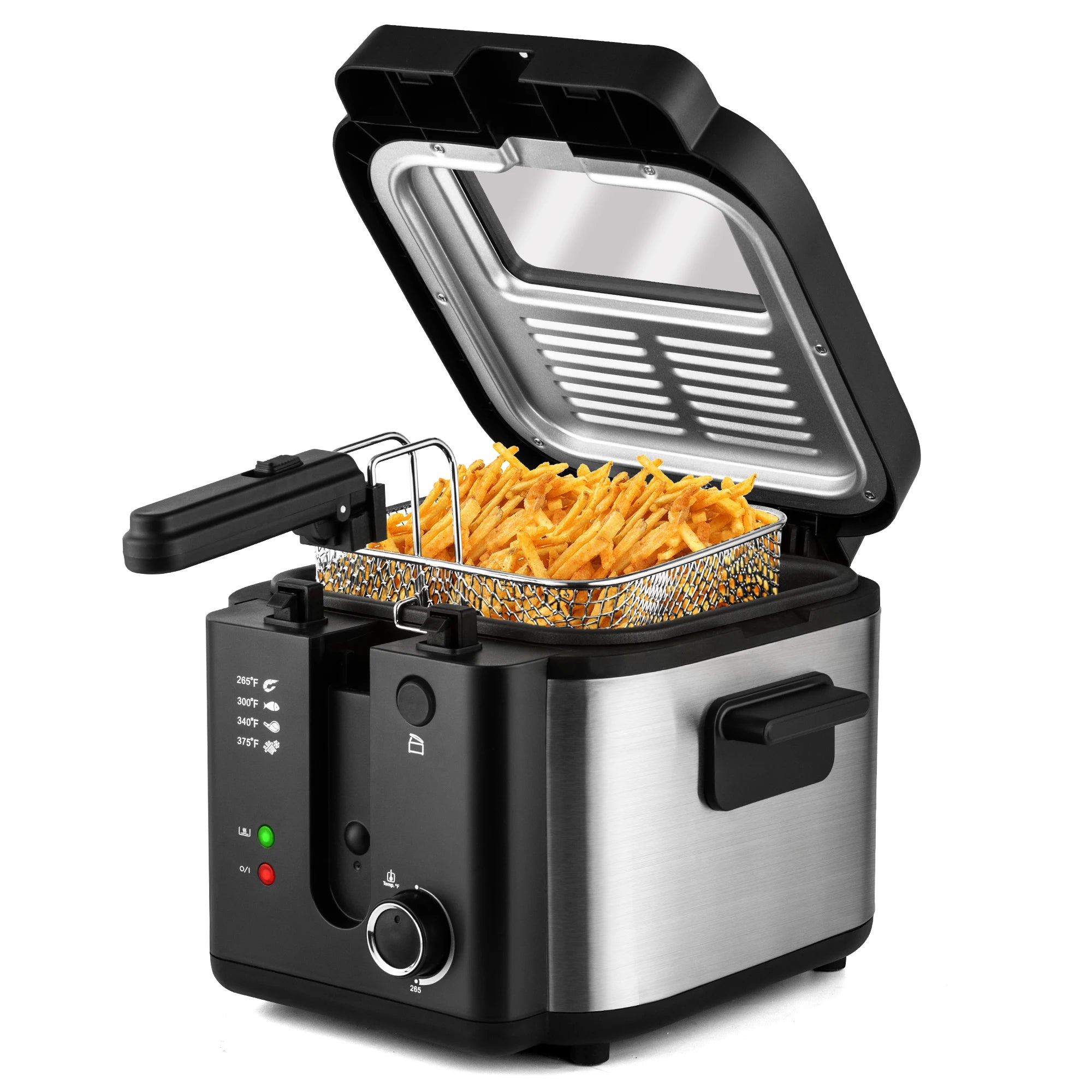2.5L 1500W Electric Deep Fryer Large Capacity