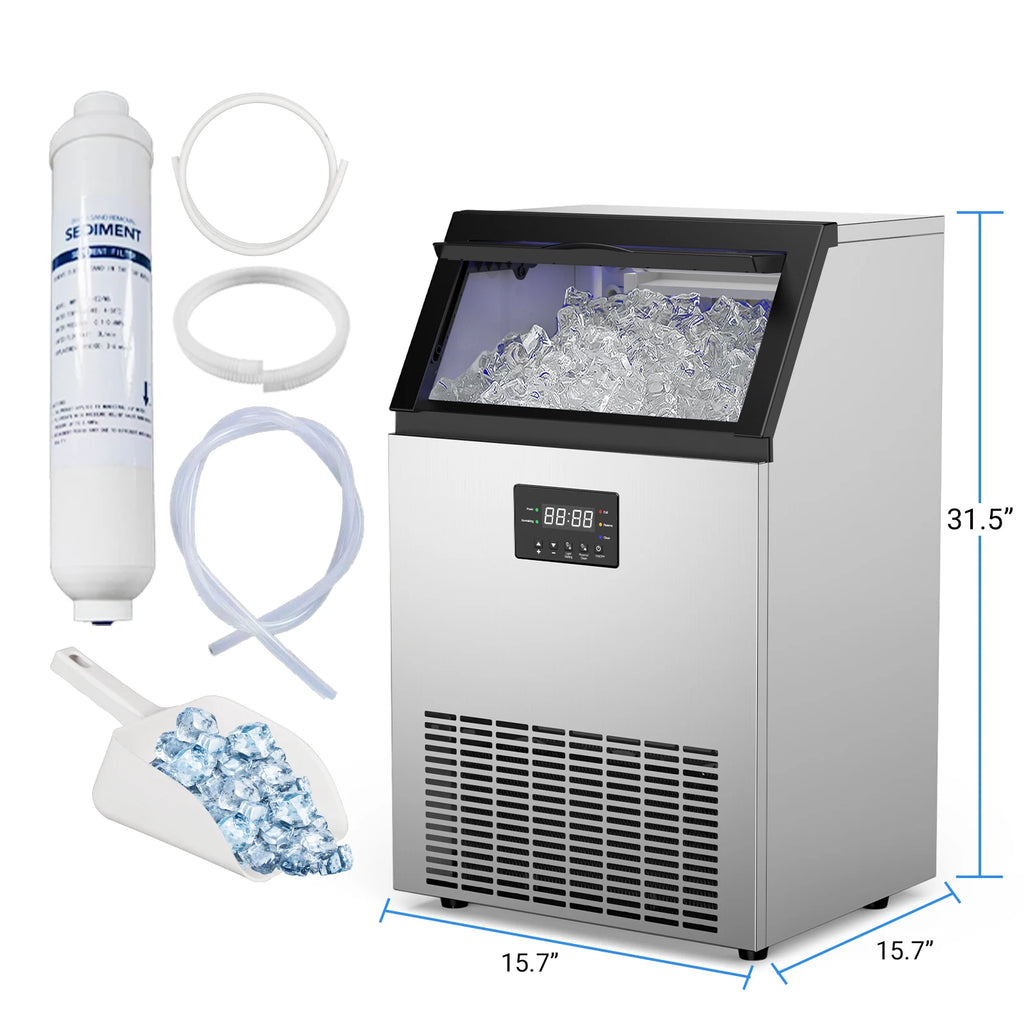 Certified Commercial Ice Maker Machine 200LBS/24H