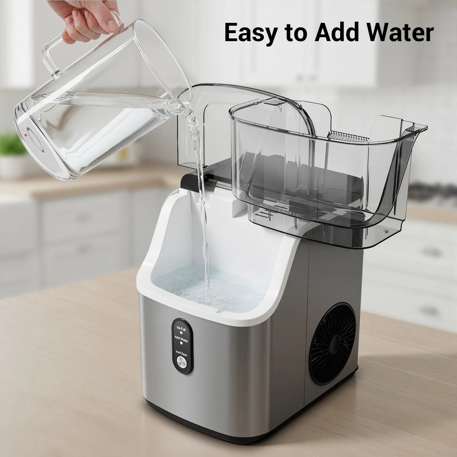 Ice Maker Countertop 35bs/24H Self-Cleaning