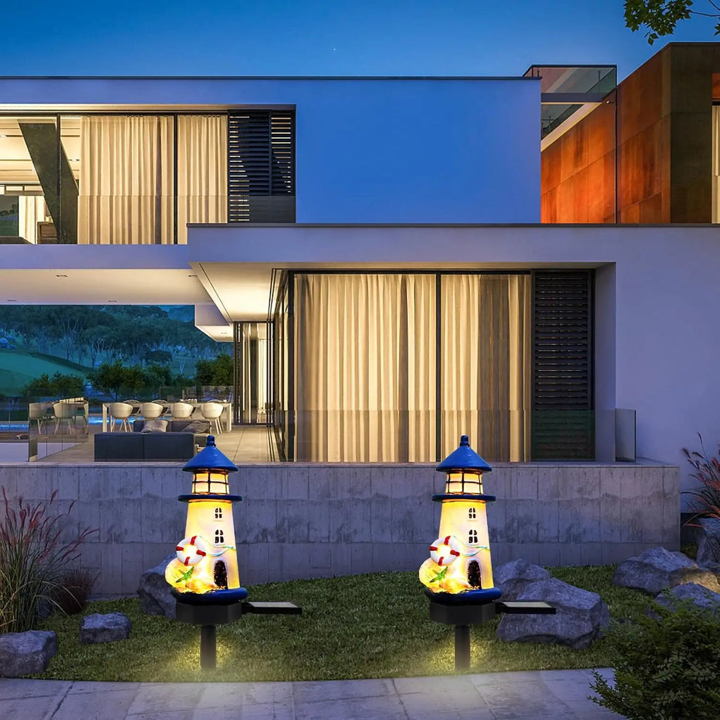 Solar Lighthouse lamp