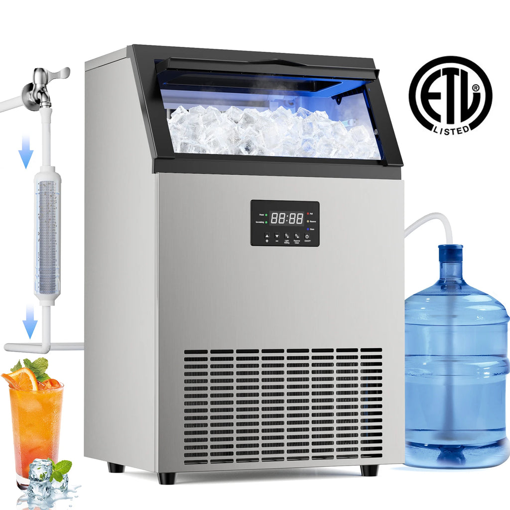 Certified Commercial Ice Maker Machine 200LBS/24H