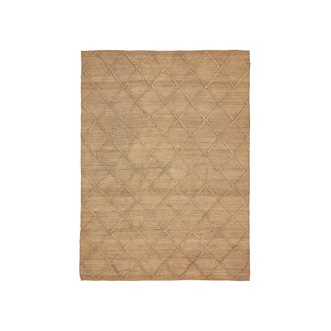 2x3 Handmade Woven Jute Lattice