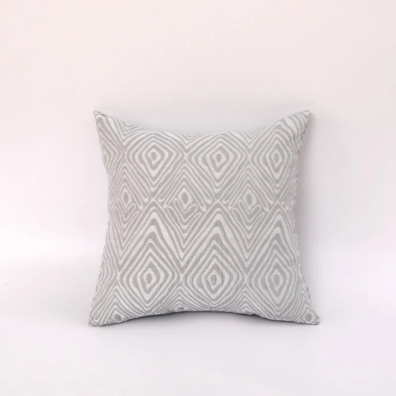 2 Decorative Pillow Covers Geometric 18x18
