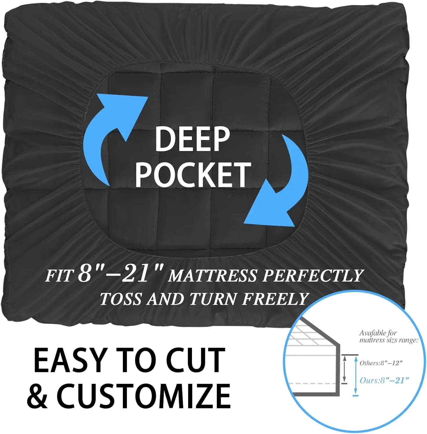 Hotel Quality Black mattress