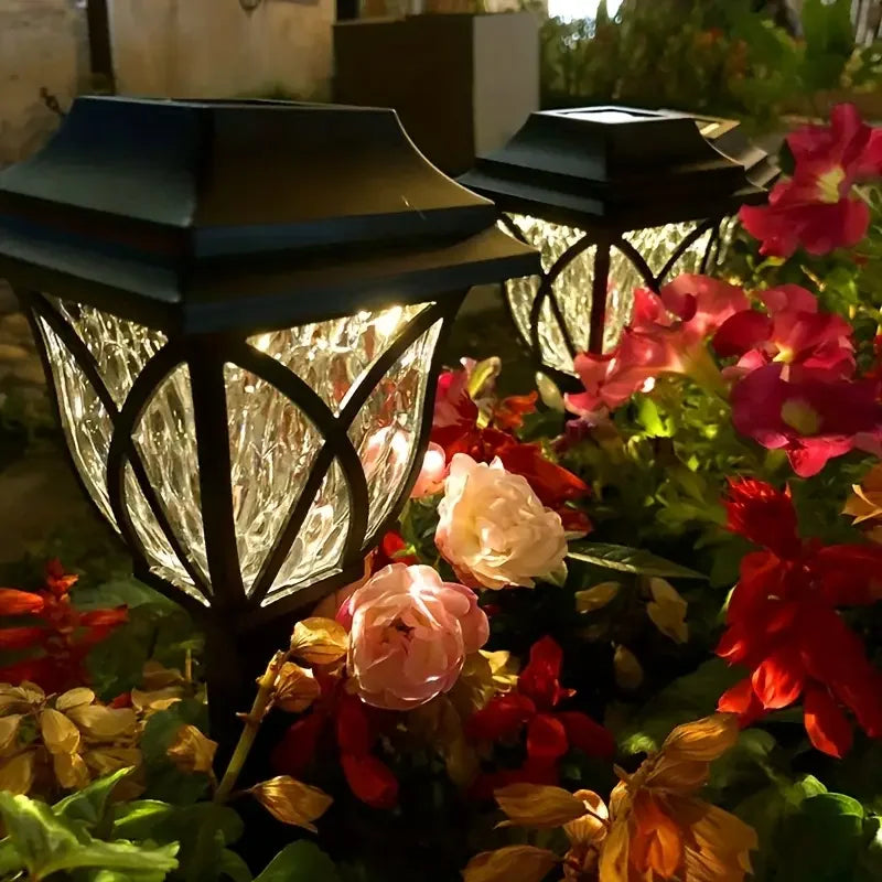 6piece LED solar lamp