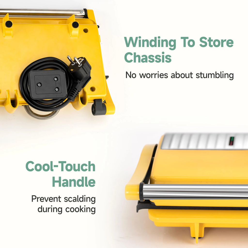 1000W Electric Sandwich Maker Panini Press Grill