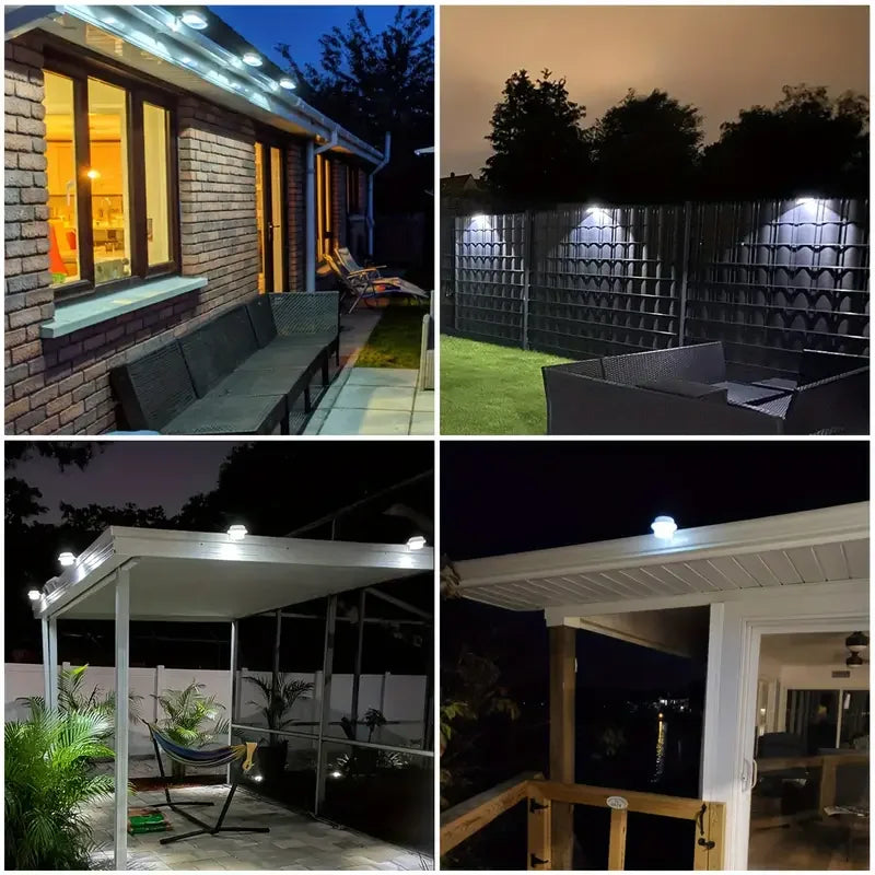 6-piece solar LED lights
