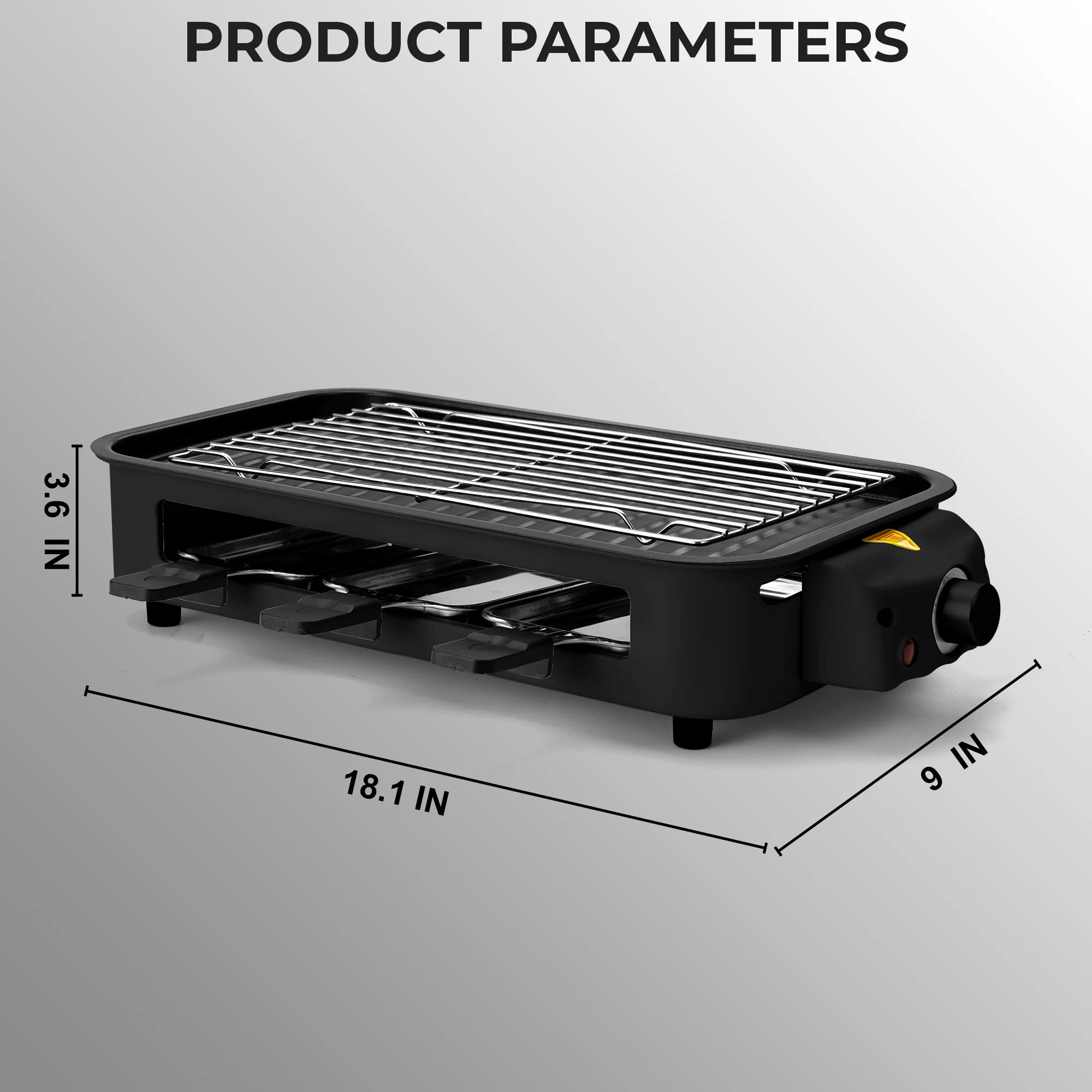 Smokeless Indoor Electric Grill BBQ