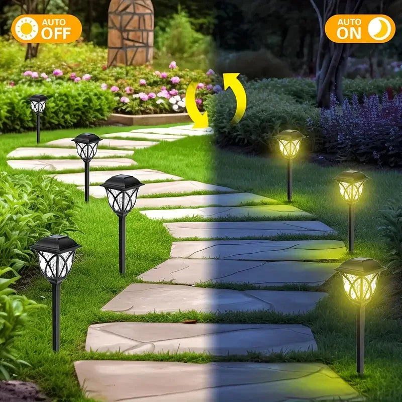 8 Solar LED Courtyard Lamp