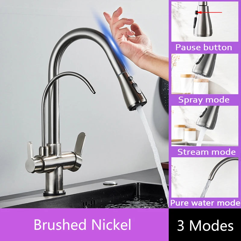 Touch Sensor Filter Pull Out Pure Water