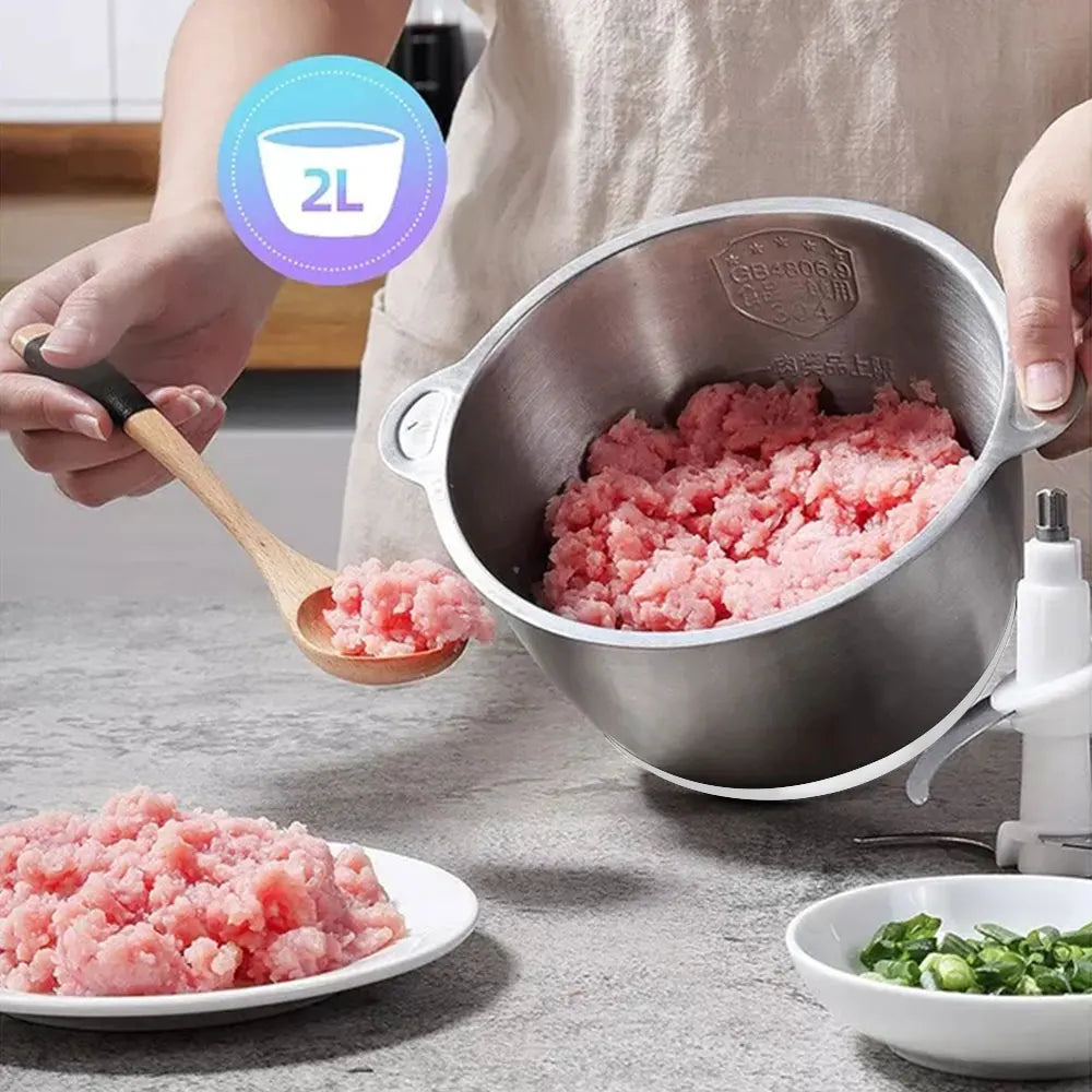 Stainless Electric Chopper Meat Grinder