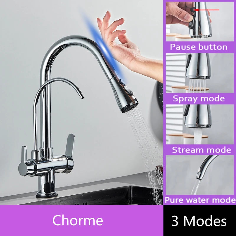 Touch Sensor Filter Pull Out Pure Water