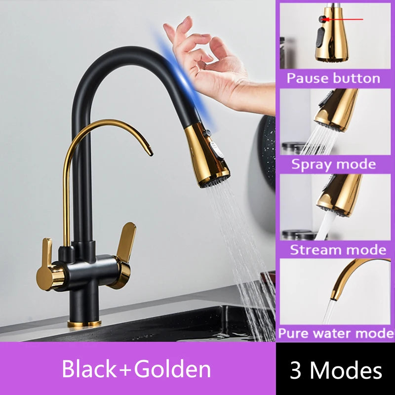 Touch Sensor Filter Pull Out Pure Water