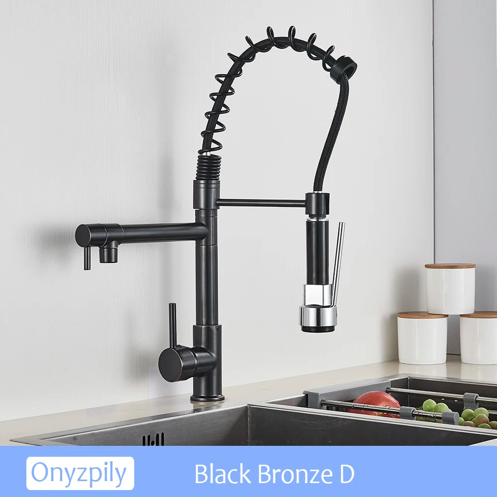 Chrome Spring Pull Down 360 Swivel