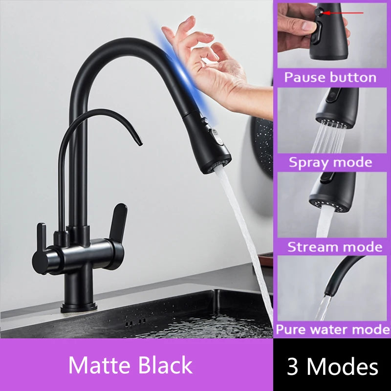 Touch Sensor Filter Pull Out Pure Water