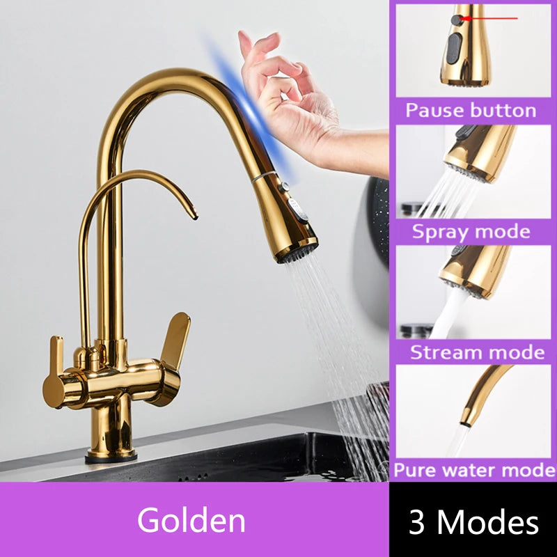 Touch Sensor Filter Pull Out Pure Water