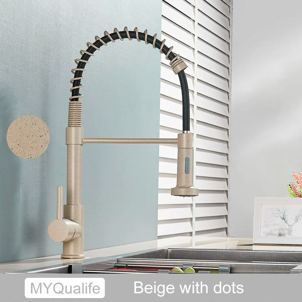 Brushed Gold One Handle deck-Mounted