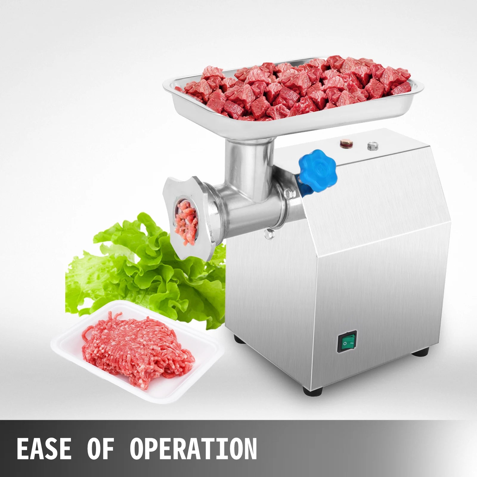 250Kg/H Commercial Electric Meat Mincer Grinder 1100W