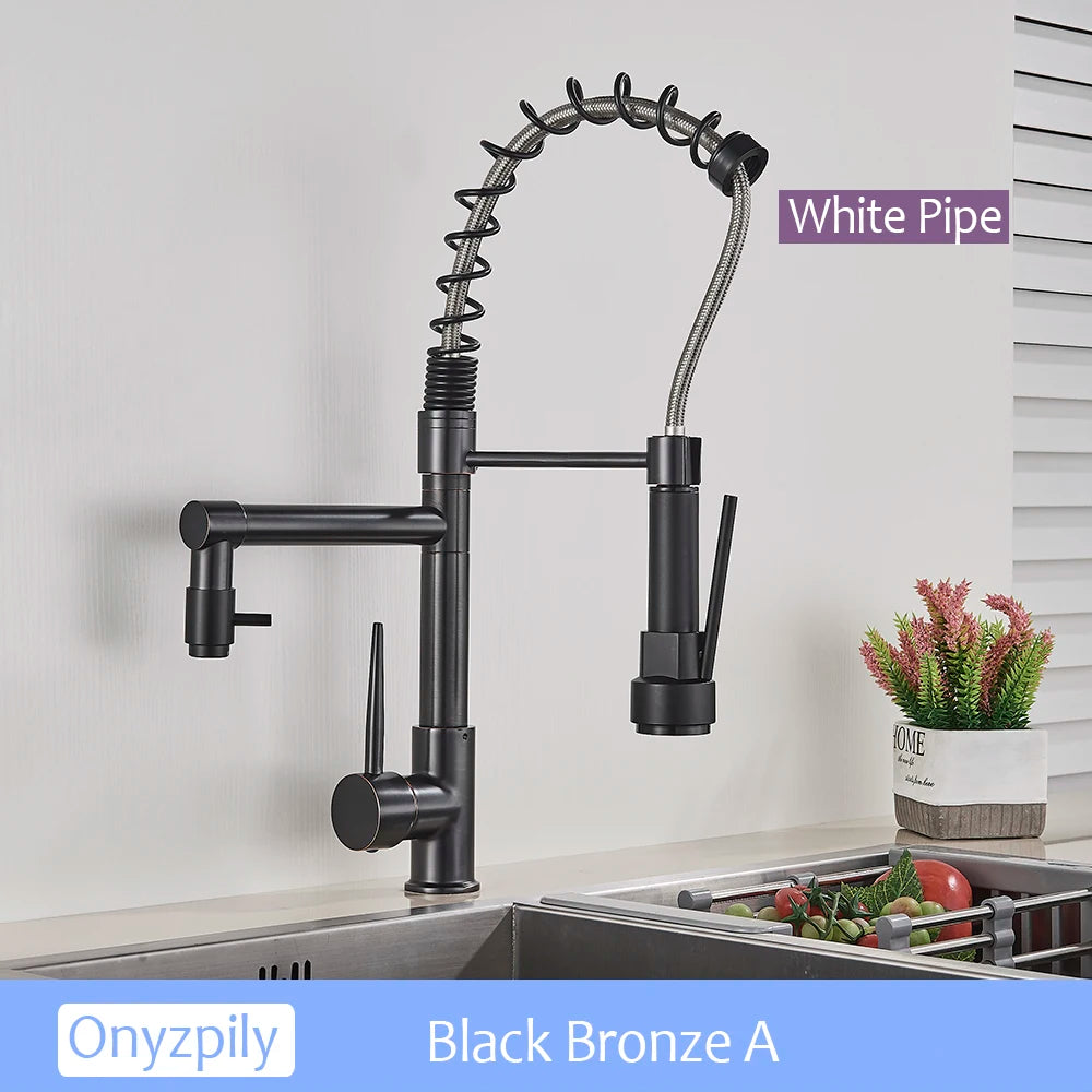 Chrome Spring Pull Down 360 Swivel