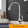 Black Silver Single Handle Pull Out Tap