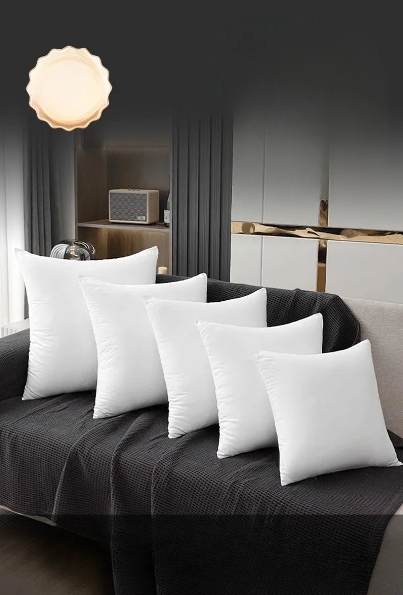 cotton-core square polyester neck pillow