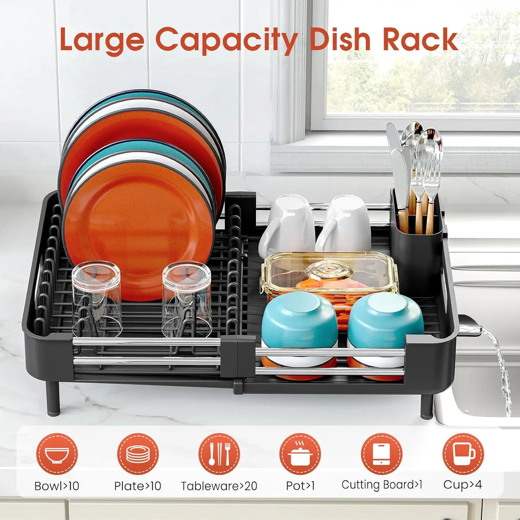 Expandable Dish Anti-Rust Aluminum