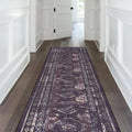 2'6"x10' Washable Purple Runner