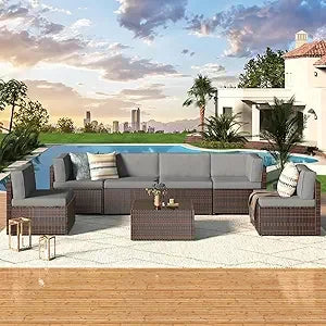 7-Piece Rattan Patio Set