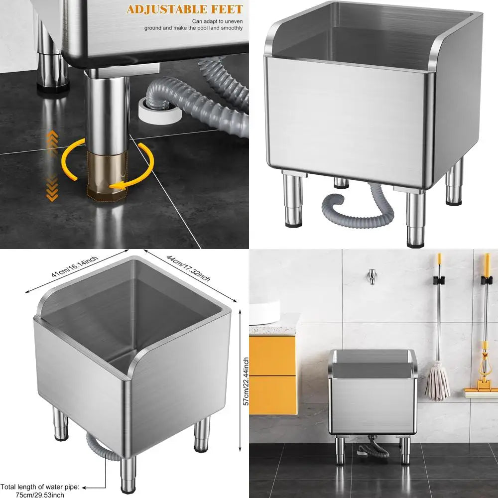 Commercial Grade Stainless Mop Sink
