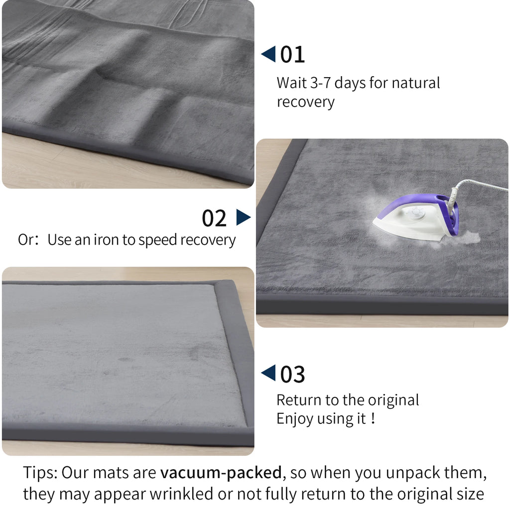 Large Velvet Solid Carpet