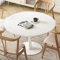 42" White Round Tulip for 4-6 MDF