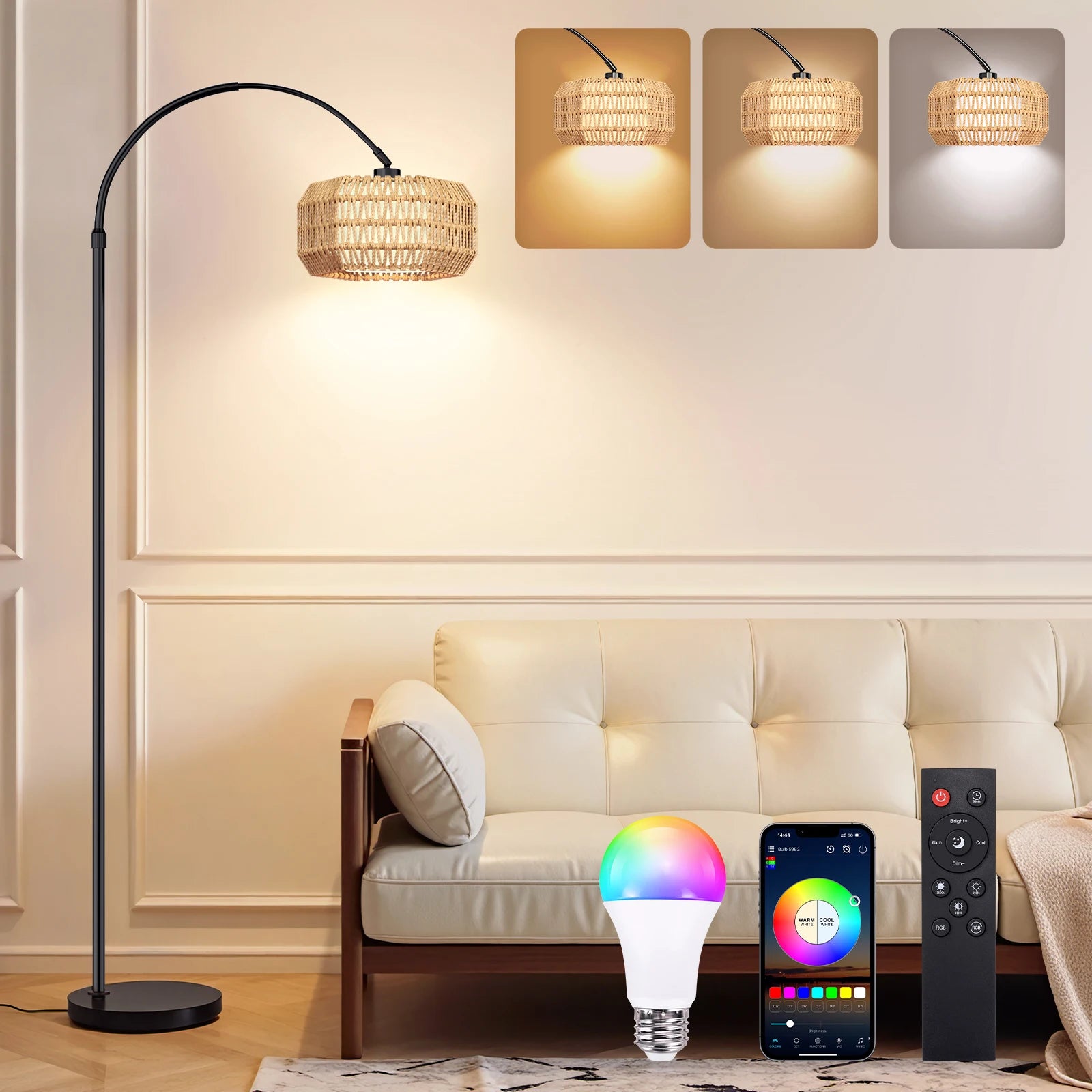 Modern Smart LED w/Remote