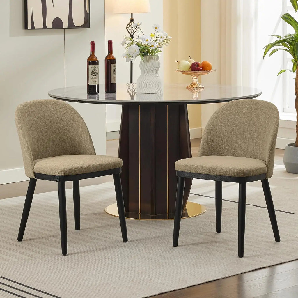 2 Upholstered Modern Fabric