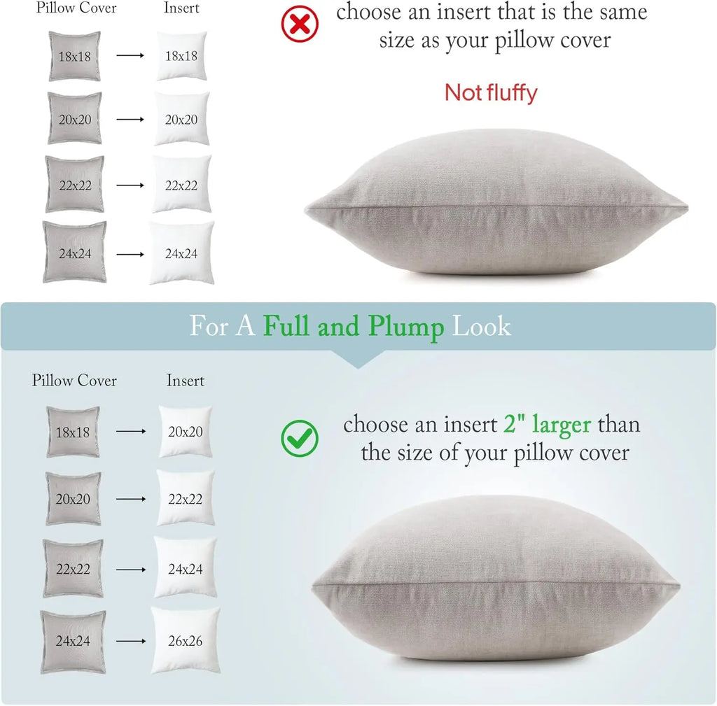 28x28 Feather Down Pillow Insert
