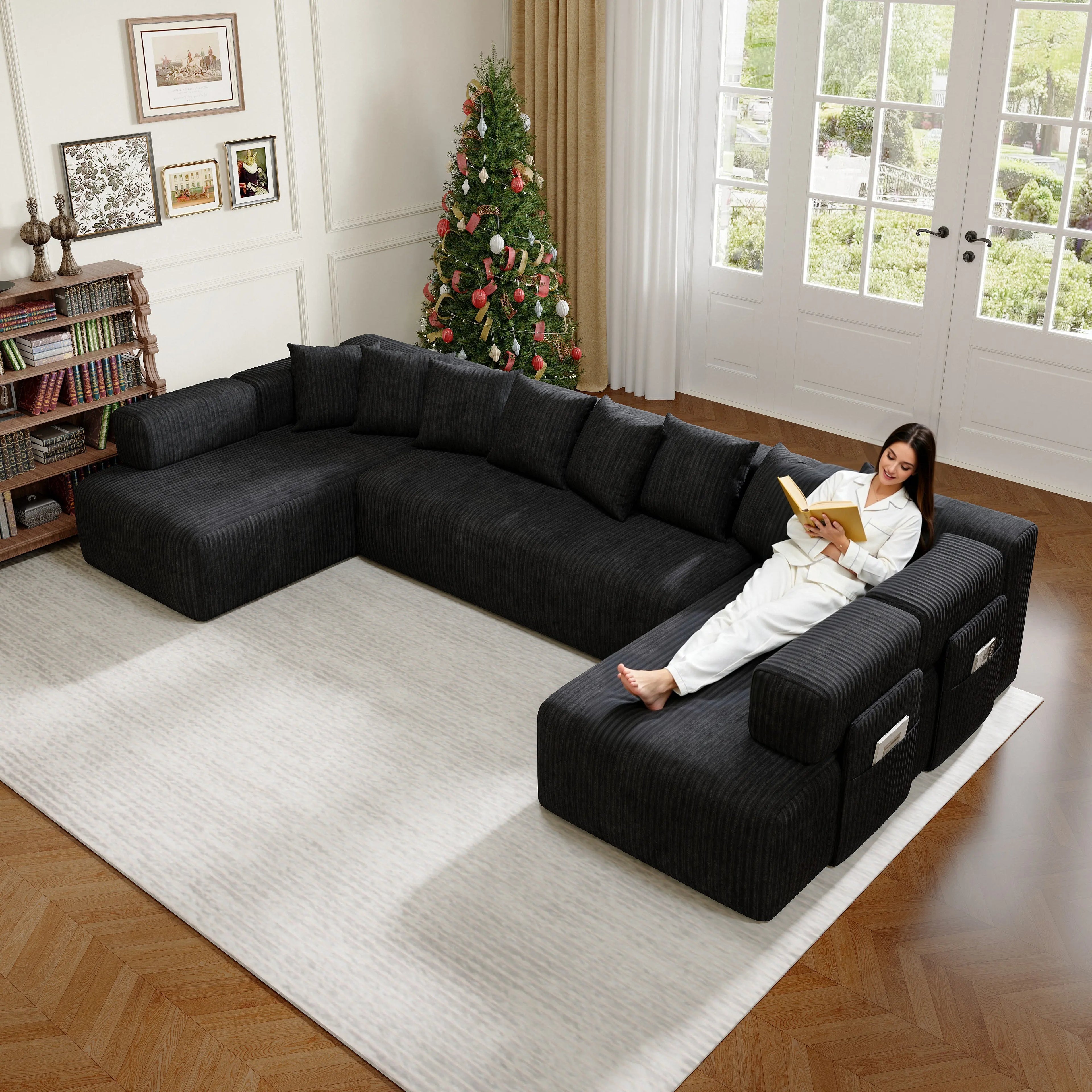 143" x72" -Large U-Shaped Modular