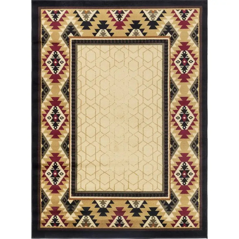 5'3"x7'3" Cream/Multi