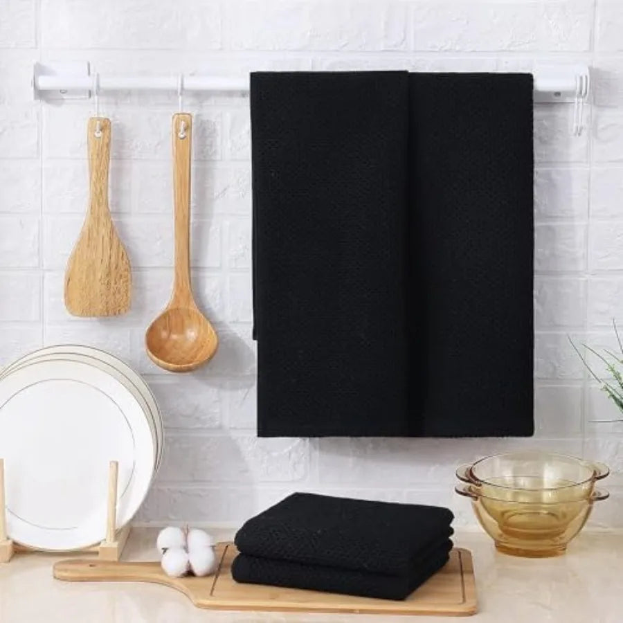 100% Cotton Waffle Weave Kitchen Hand Towels 13 X 28