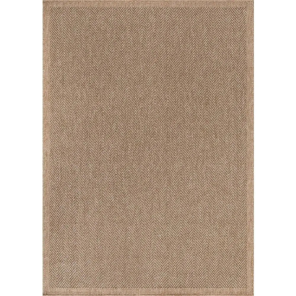 9x12 Natural Jute Indoor/Outdoor Herringbone