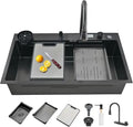 34" Drop-in Single Bowl Stainless w/Faucet