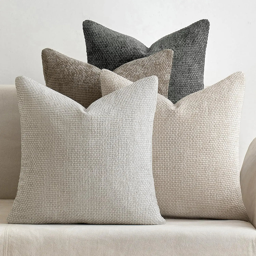 4 Chenille Pillow Covers 20x20