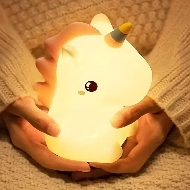 Cute Dinosaur Squishy LED Lamp