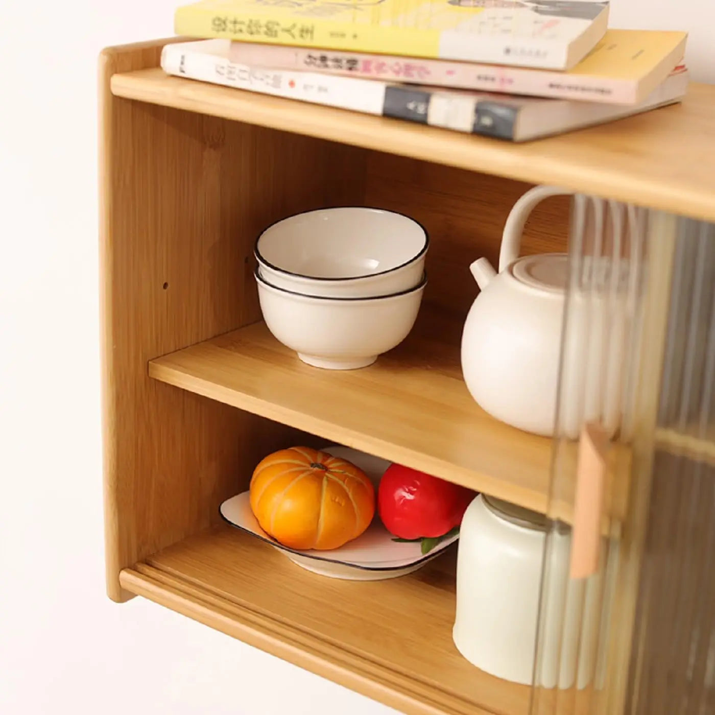 Bamboo Kitchen Countertop Pantry Storage